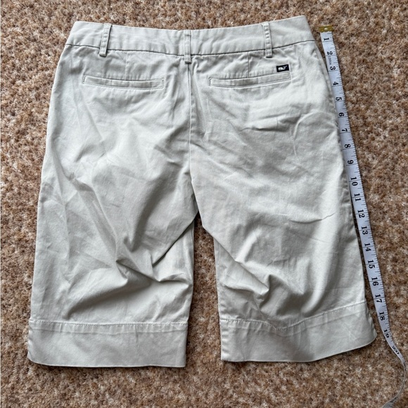 Vineyard Vines Women's Light Gray Bermuda Shorts - Picture 2 of 5